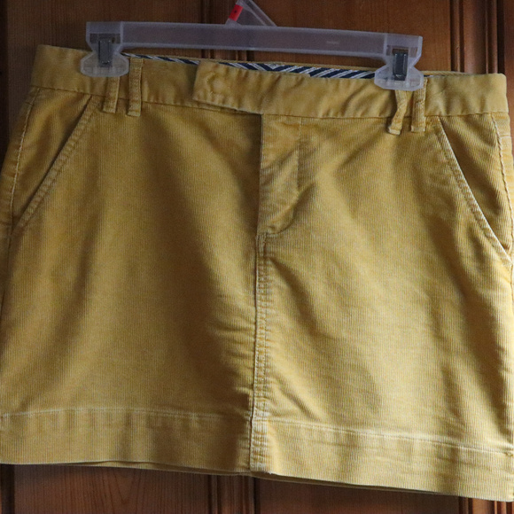 Yellow Corduroy Skirt - Picture 2 of 2